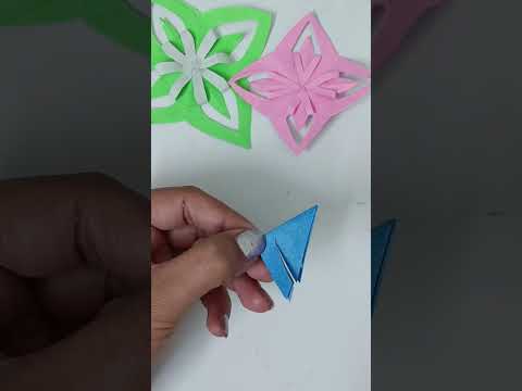 Paper craft#paperflower#papercutting #diy#diytutorial #easy