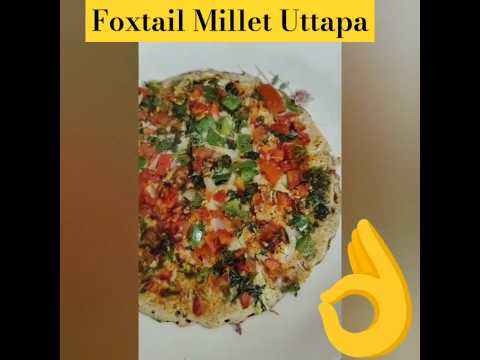 Sunday Special Uttapa#milletdishes #sundayspecial #breakfast