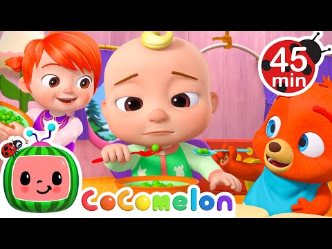 Say Yes Yes Vegetables, JJ + MORE CoComelon JJ's Animal Time | Kids Songs | Animal Songs for Babies