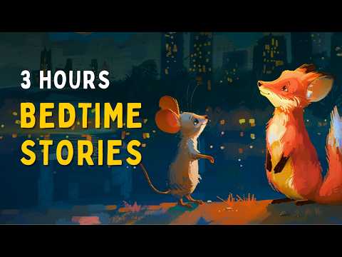 💤 A Sleepy Day in the Life of City Animals💤 Cozy Bedtime Stories | Storytelling and RAIN