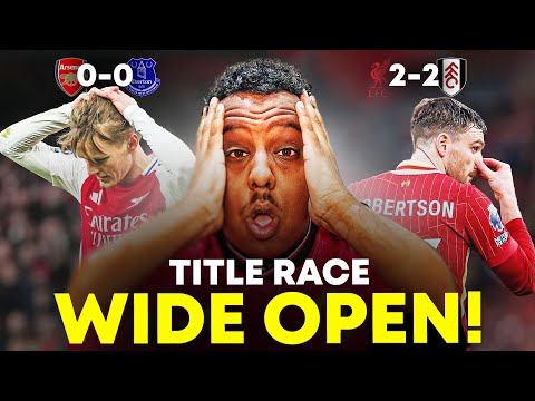 Title Race WIDE OPEN! Arsenal and Liverpool DROP POINTS!