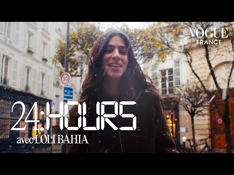 24H with model Loli Bahia in Paris (in the snow) | Vogue France