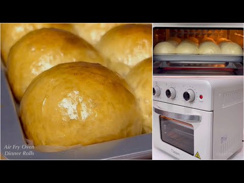 Baking Bread in AIR FRYER OVEN (Tjean) | Honey Dinner Rolls Recipe