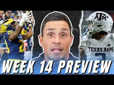 Texas-Texas A&M, Michigan-Ohio State, Georgia Tech-Georgia | CFB Week 14 PREVIEW