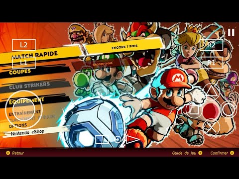 Mario Strikers Battle League Football YUZU Nintendo switch Emulator Android