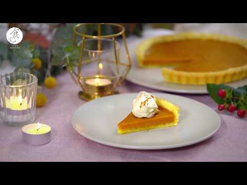 南瓜派｜Pumpkin Pie｜感恩節甜點｜ASMR cooking no talking ｜4K