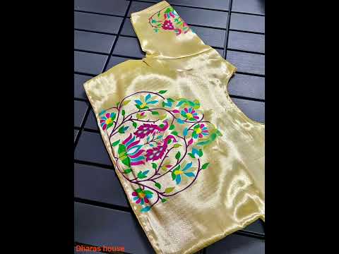 Blouse designs||new paithani blouse designs||trending collections||dharas house