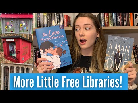 Exploring Little Free Libraries! + some GREAT finds!