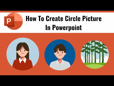 How to create circle picture in Powerpoint