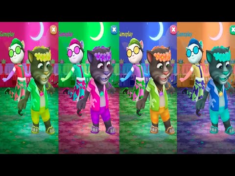 Colors Reaction  My Talking Angela 2 New Update Christmas  2024 Android iOS Gameplay HD