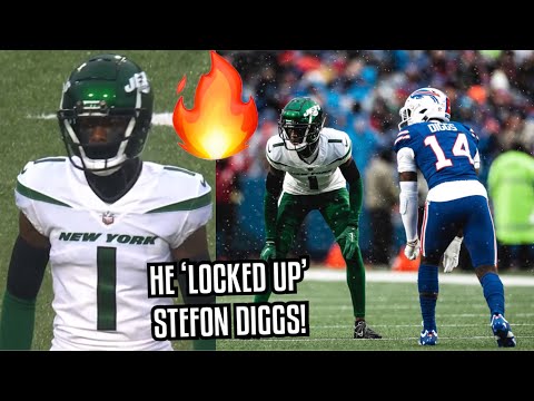 Sauce Gardner ‘SHUT DOWN’ Stefon Diggs! 🔒 (WR Vs CB) Jets Vs Bills 2022 NFL Week 14 highlights