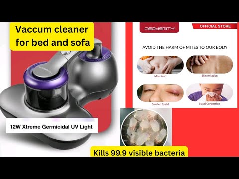 Unboxing Review Pery Smith V10 Dust mite Vacuum Cleaner