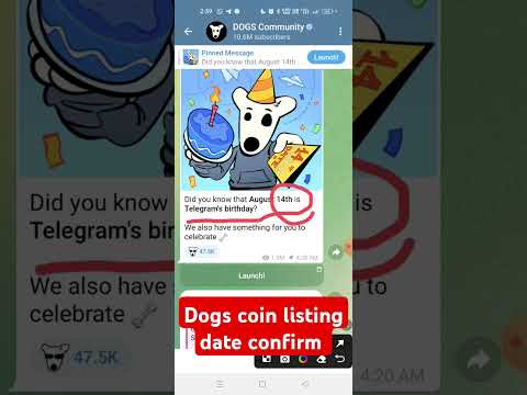 dogs listing date confirm #dogscoin#shorts #short #viralshort #viralvideo