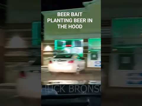 LEAVING FAKE BEER IN THE HOOD THEN CHASING THE THIEVES PRANK #prank #beer bait #fake