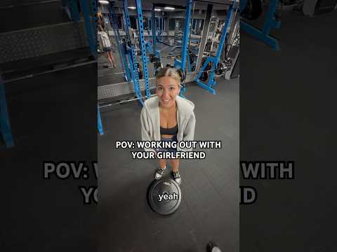 WORKING OUT WITH A GIRL #shorts #short #viral #gym #fitness