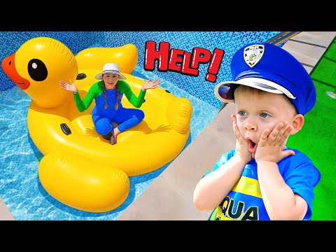 Oliver and Mom - Water Police Rescue Adventure