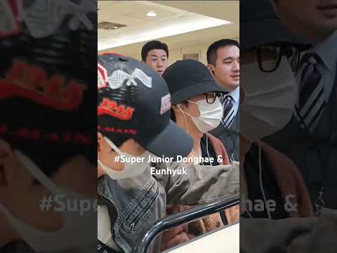 #SuperJunior Donghae & Eunhyuk #taiwan