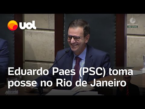 Paes toma posse prometendo Ozempic genérico e criação de força de segurança