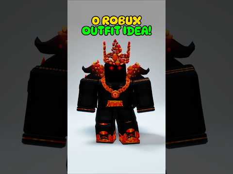 0 Robux Outfit Idea! Free Items & UGC Only! ❤️ #shorts #roblox