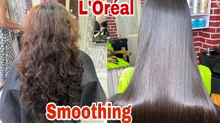 L’Oréal Hair Smoothing /Straightening कैंसे करे HAIR SMOOTHING हिंदी में। Step by Step