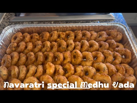 Navaratri Special Big Batch Soft and Crispy Medhu Vada Recipe