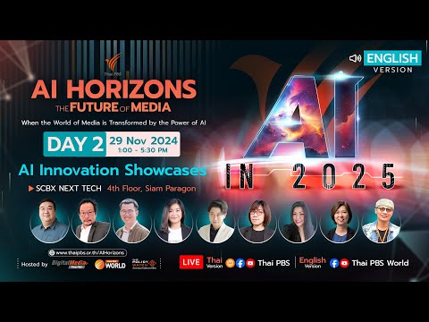 [LIVE] 13.00 PM #AIHorizons: The Future of Media - AI Innovation Showcases | Nov 29, 2024