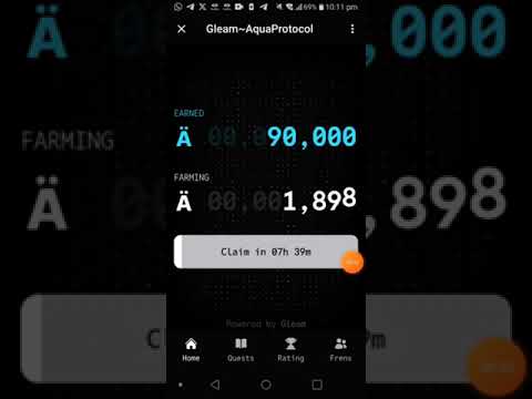 Gleam Aqua Protocol  Q2024 TON Backed Stable Coin Mining
