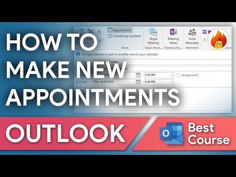 How to Make a New Appointment | MS Outlook 365