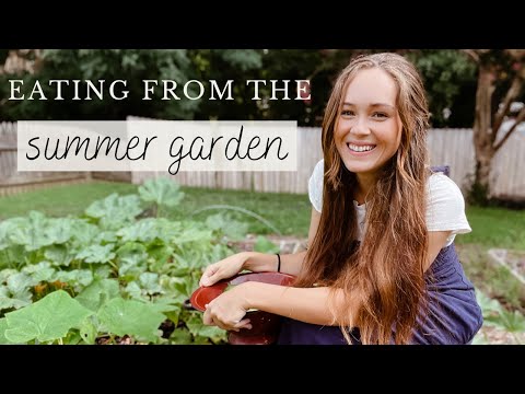 An easy summer recipe for your garden harvest! Eating from the summer garden