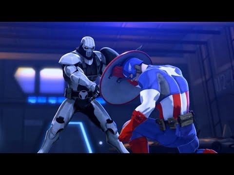 Captain America vs Taskmaster [Movie Clip] | Iron Man and Captain America: Heroes United (2014 | HD)