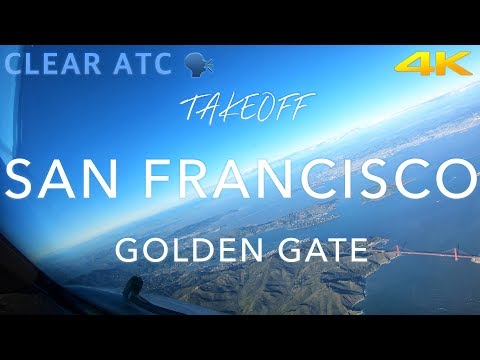 SAN FRANCISCO | BOEING 777 TAKEOFF 4K