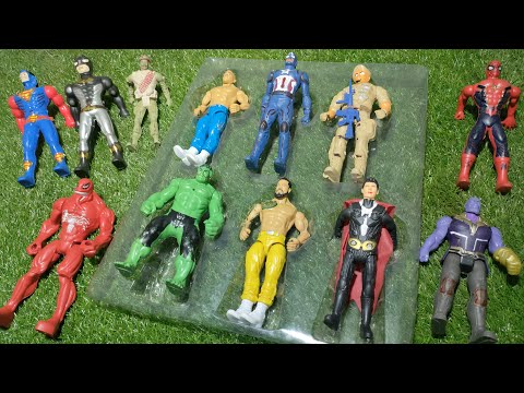 AVENGERS TOYS/Action Figures/Cheap Price/Unboxing/Ironman vs Hulk, Thor vs Spiderman/Superhero