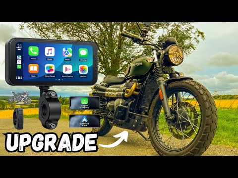 Best Budget CarPlay Screen For A Motorcycle The Volam 6.25 inch Touch Screen Review