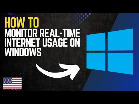 How to Monitor Real-Time Internet Usage on Windows