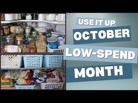 USE IT UP OCTOBER |  A low-spend month