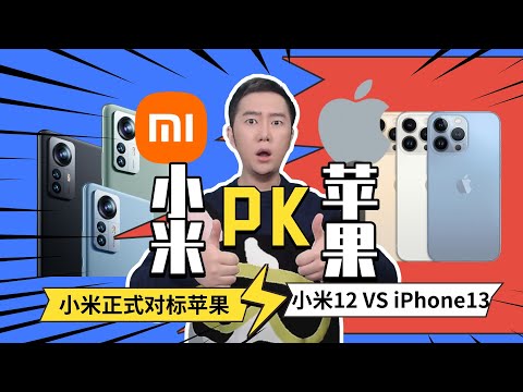 小米死磕苹果！小米12Pro对比iPhone 13Pro #小米12 #小米12Pro