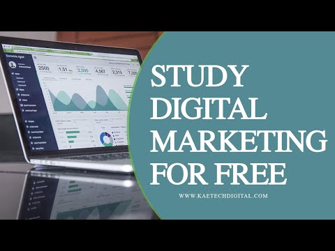 Study digital marketing For Free and Get Certified