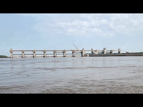 Huge Fish Live BELOW THIS SPILLWAY!! (Fish bit in half?)