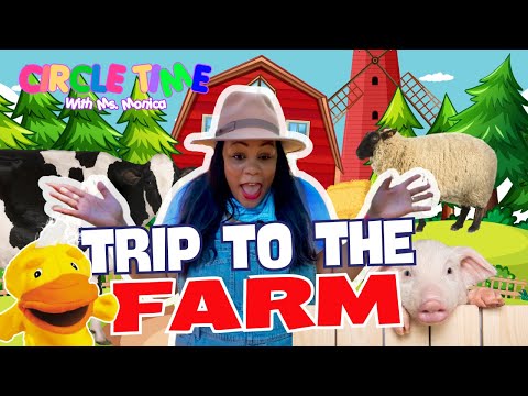 Trip to the Farm - Letter F- Learn Farm Animals - Learn Numbers - Counting 1-10 - Preschool Lesson