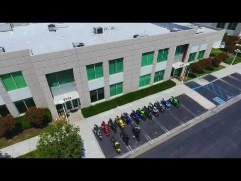 Metric Method motorcycle shop drone footage