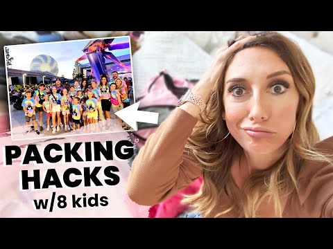 Packing for 8 KIDS! Packing hacks, tips, & travel must-haves | Jordan Page