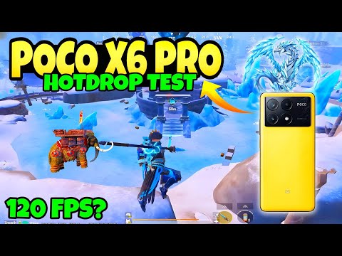 Poco x6 pro 🔥 bgmi hotdrop test 3.5 update new mood 🔥 120 fps?