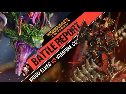 Vampire Counts vs Wood Elf Realms | Warhammer The Old World Battle Report