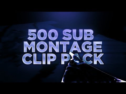 500 Subscriber Montage Clip Pack