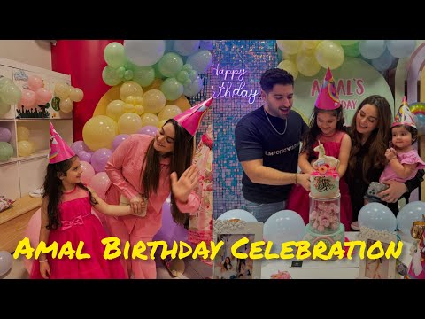 Amal Muneeb Birthday Celebration | Aiman Khan Daughter Birthday | Farientertainment