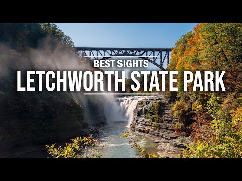 Letchworth State Park Best Sights! | All Seasons in Stunning Visual Journey [4K]