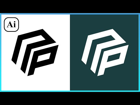 How to make N+P Monogram Logo in Adobe Illustrator