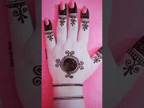 Very Easy Simple Mehndi Design #mehndi #mehandi #easymehndi #youtubeshorts #shorts @mehndiwali23