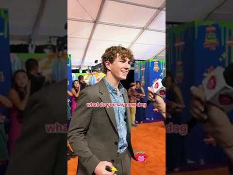 Walker Scobell talks about a secret no one knows at the #KCA2024 #walkerscobell #kidschoiceawards