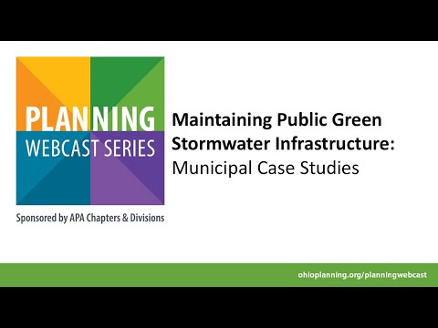 Maintaining Public Green Stormwater Infrastructure: Municipal Case Studies